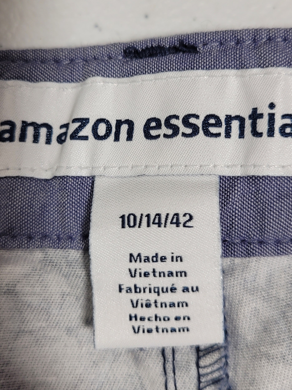 Amazon Essentials Blue Floral Women's Shorts - Picture 3 of 4